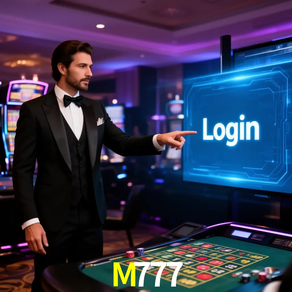 M777 Login - OTP, cuenta y soporte Pantalla M777 Login con OTP, contraseña, cuenta segura y soporte móvil